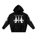 BLACK ARROW ARMS #2 GSU ERA 2. Oversize Fleeced Hoodie