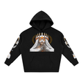 DIGITAL ICE QUEEN - Oversize Fleeced Hoodie