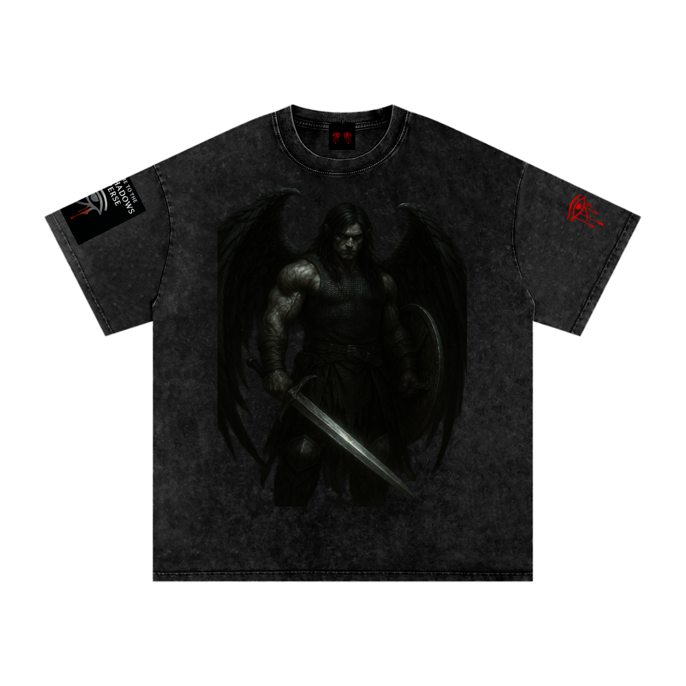 KINGSMEN - GSU ERA1. Snow Washed Oversized Cotton T-Shirt