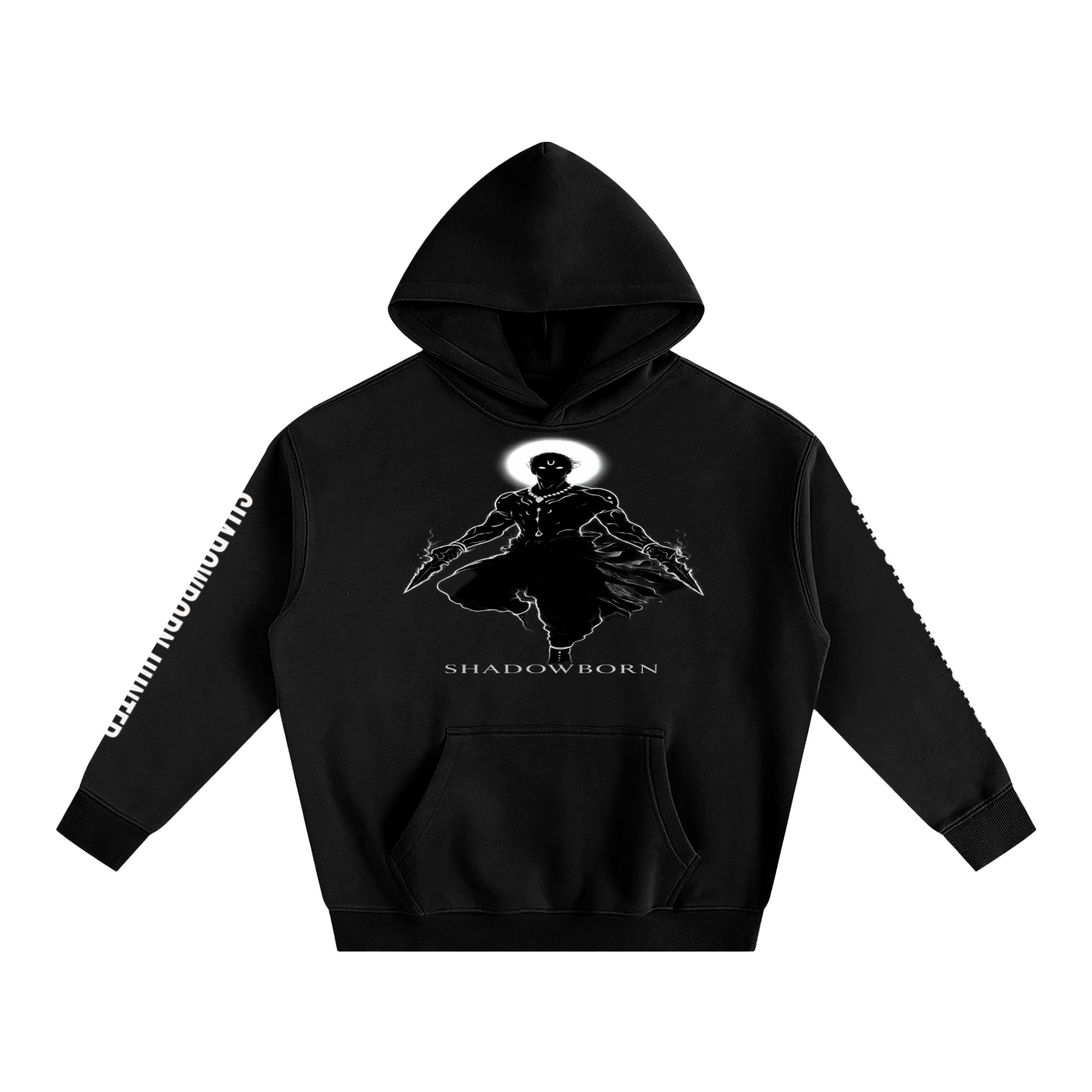 SHADOWBORN HUNTER GSU ERA 1. Oversize Fleeced Hoodie