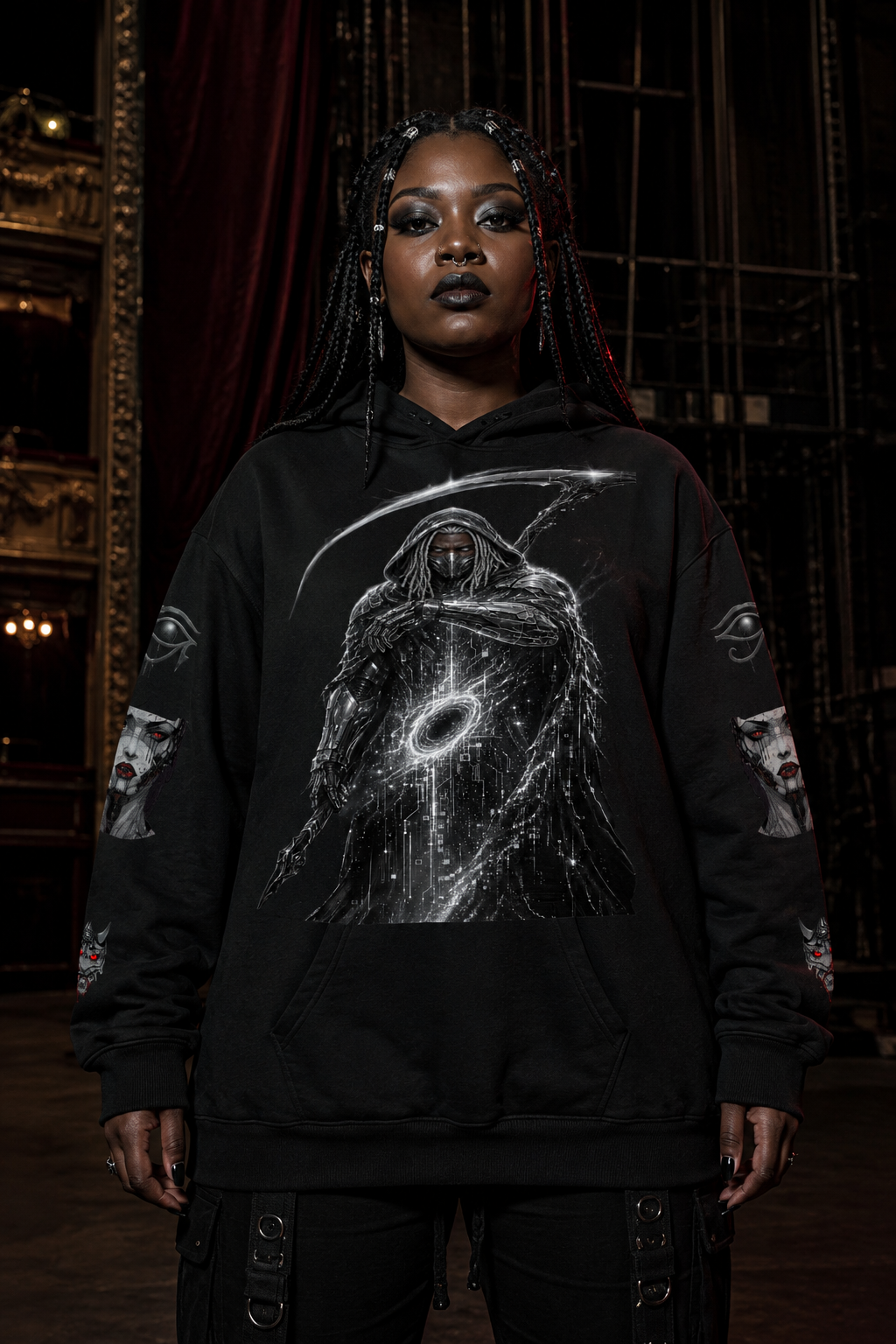 SHADOWFALLER - ERA 1 - Oversize Fleeced Hoodie