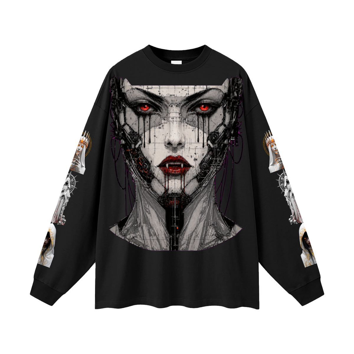 VAMPIRE 2175 -Oversized Unisex Long Sleeve T-Shirt
