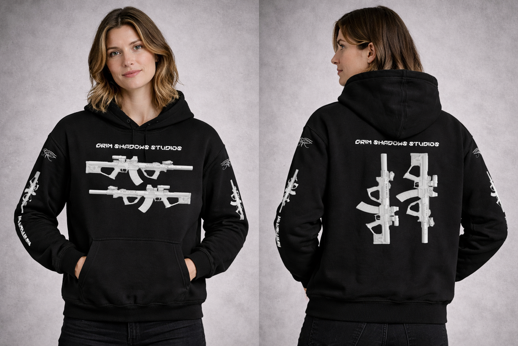 BLACK ARROW ARMS #1 GSU ERA 2. Oversize Fleeced Hoodie