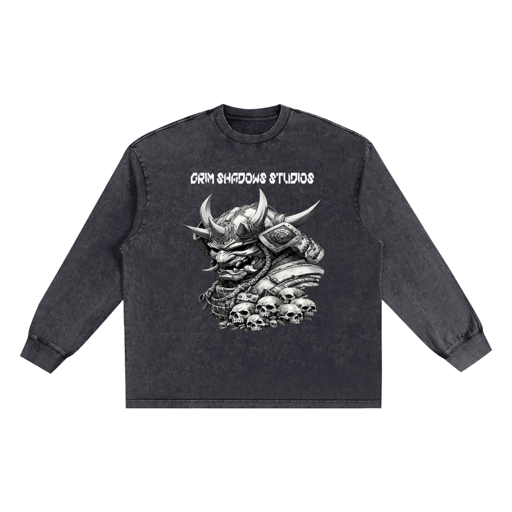 UNDEAD HONOR GSU ERA 1. Snow Washed Frayed Edge T-Shirt