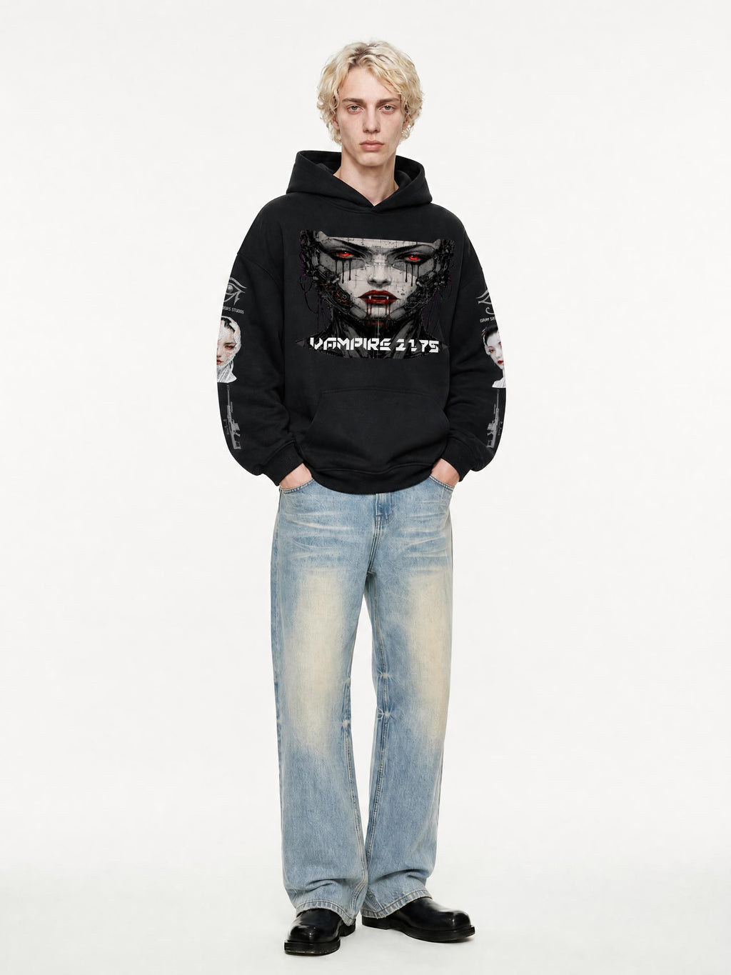 VAMPIRE 2175 - GSU ERA 2 - OVERSIZE FLEECED HOODIE