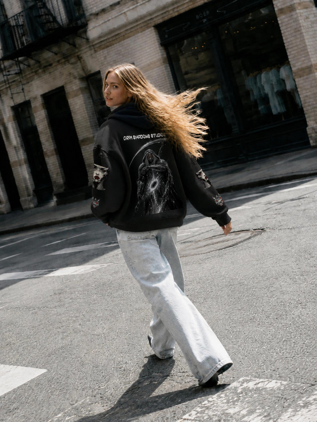 SHADOWFALLER - ERA 1 - Oversize Fleeced Hoodie