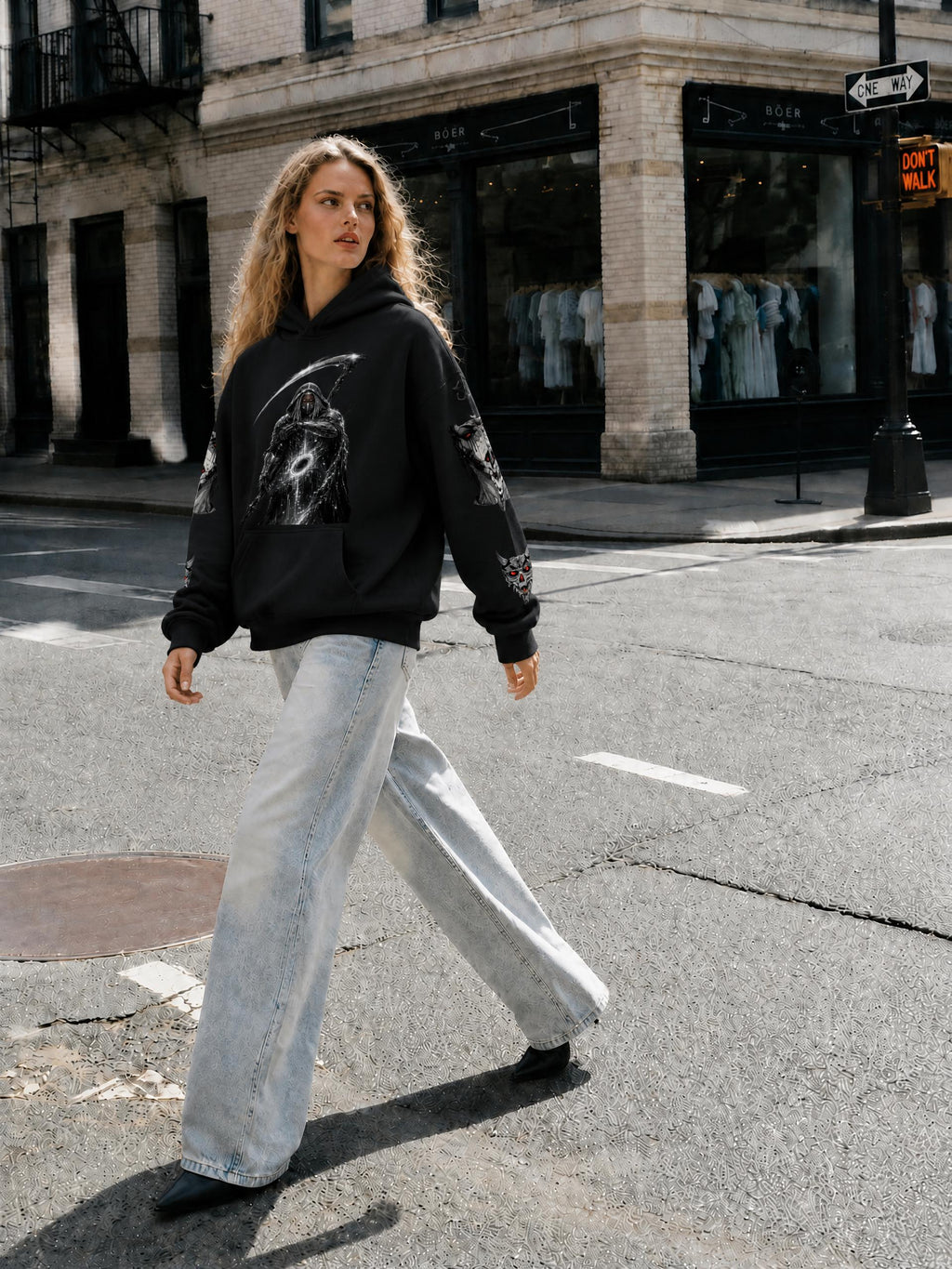 SHADOWFALLER - ERA 1 - Oversize Fleeced Hoodie