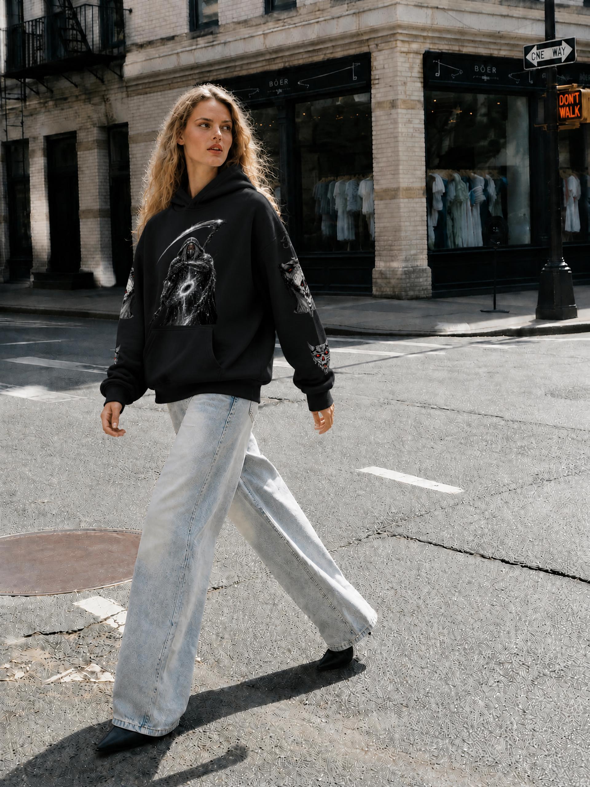 SHADOWFALLER - ERA 1 - Oversize Fleeced Hoodie