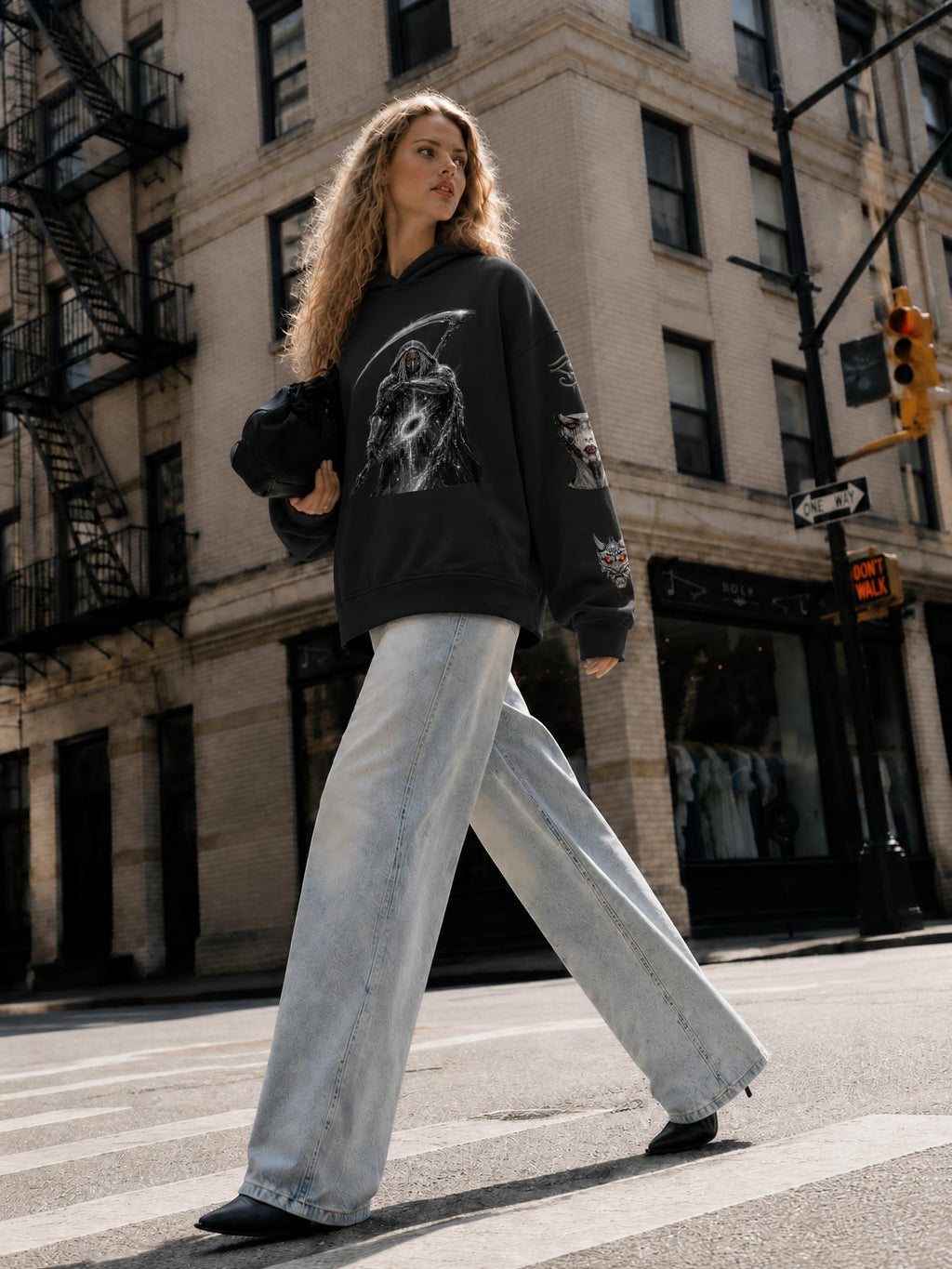 SHADOWFALLER - ERA 1 - Oversize Fleeced Hoodie