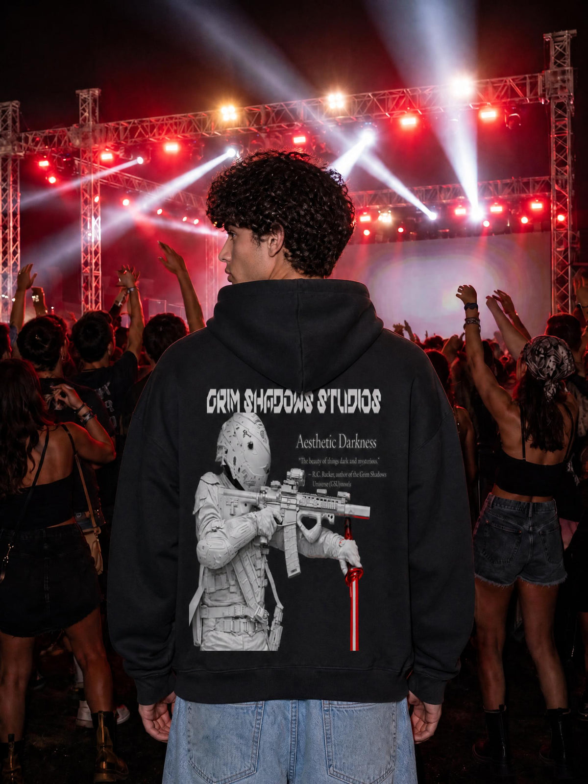 DREAMS OF SHADOWS - Unisex Regular Fit Full Zip Hoodie