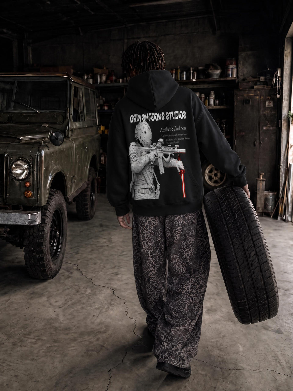 DREAMS OF SHADOWS - Unisex Regular Fit Full Zip Hoodie