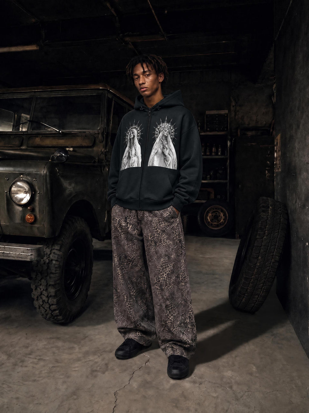 DREAMS OF SHADOWS - Unisex Regular Fit Full Zip Hoodie