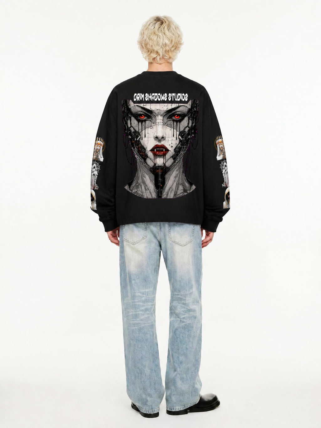 VAMPIRE 2175 -Oversized Unisex Long Sleeve T-Shirt