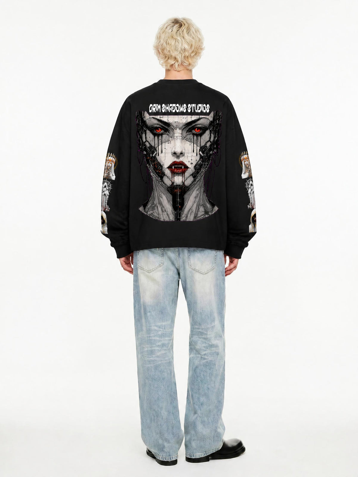VAMPIRE 2175 -Oversized Unisex Long Sleeve T-Shirt