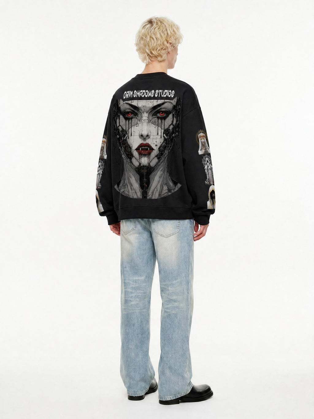 VAMPIRE 2175 -Oversized Unisex Long Sleeve T-Shirt