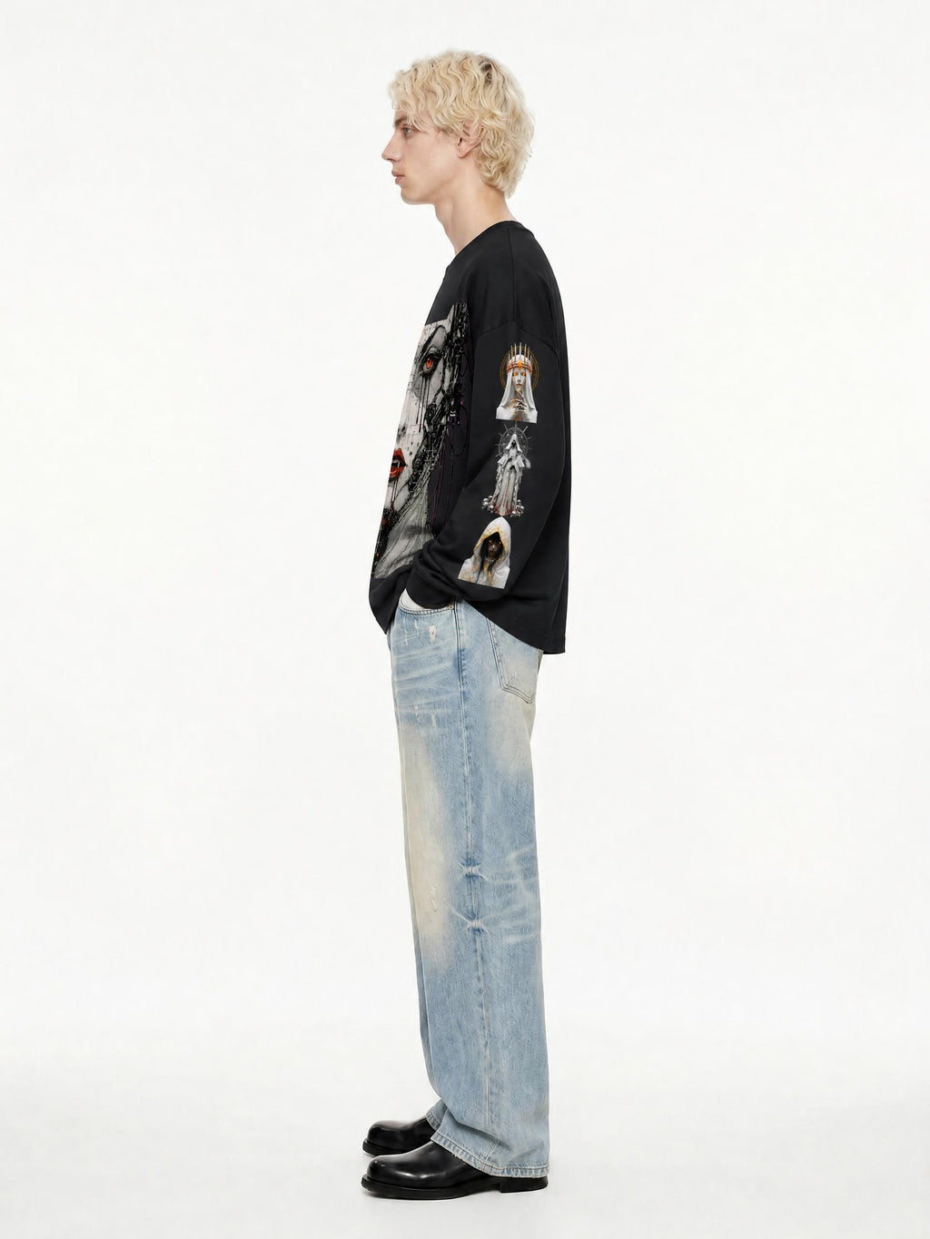 VAMPIRE 2175 -Oversized Unisex Long Sleeve T-Shirt