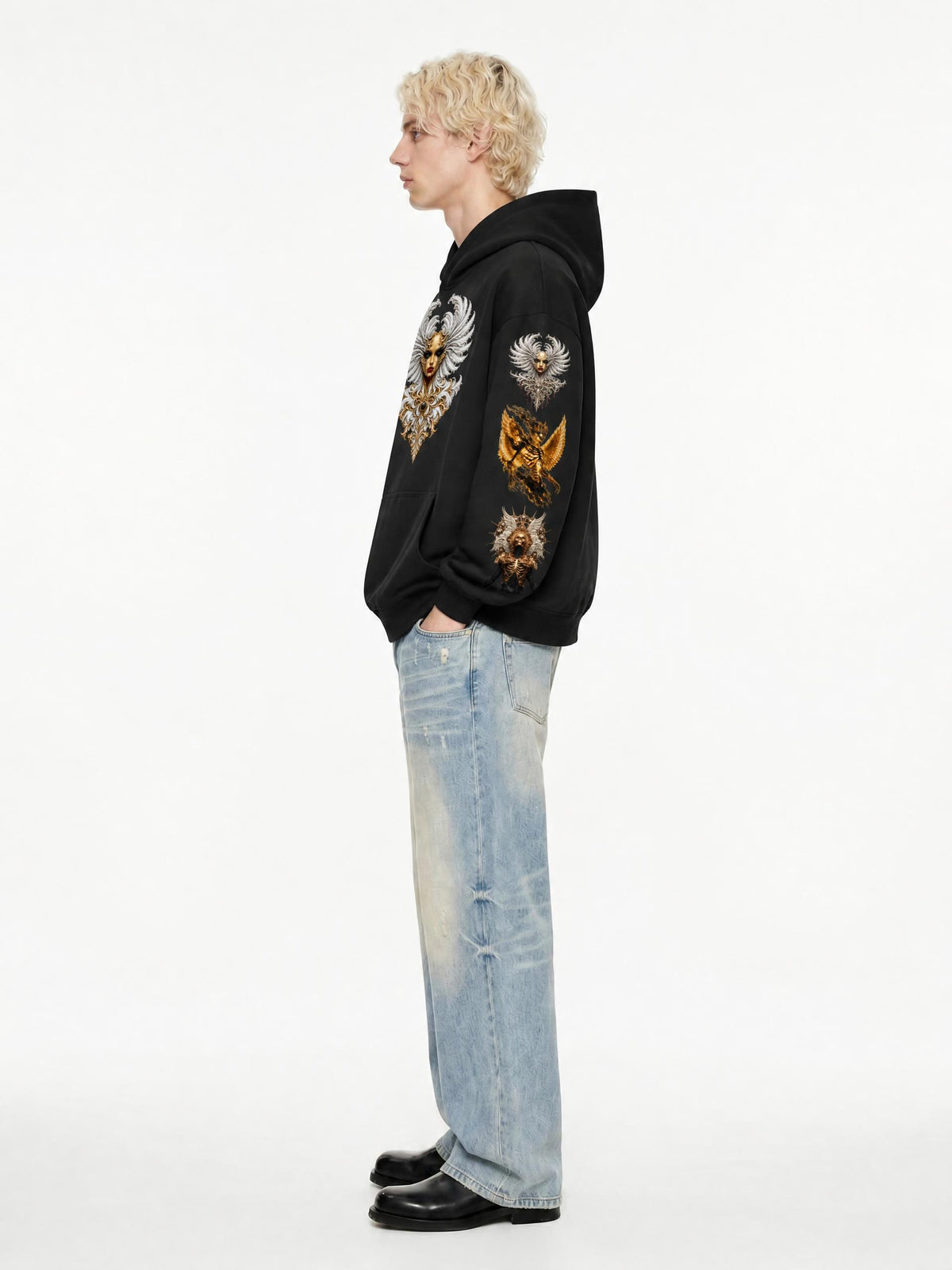 REAPER QUEEN - Oversize Fleeced Hoodie