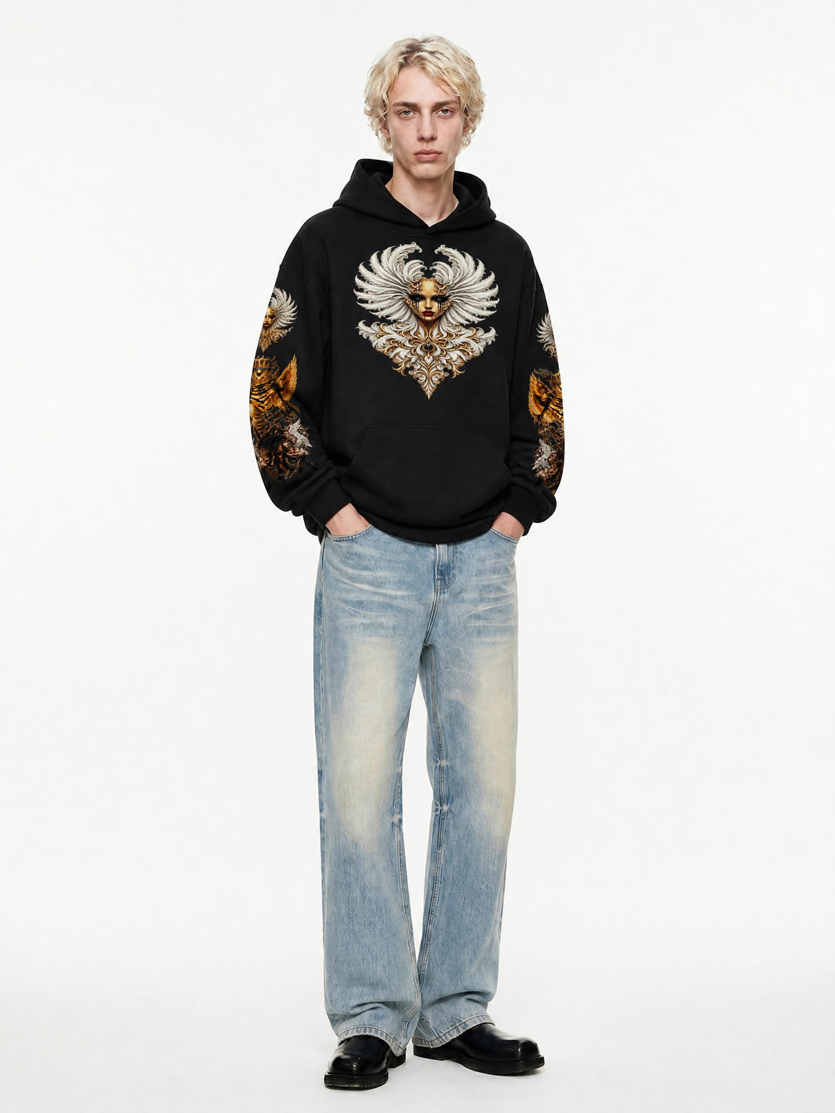 REAPER QUEEN - Oversize Fleeced Hoodie