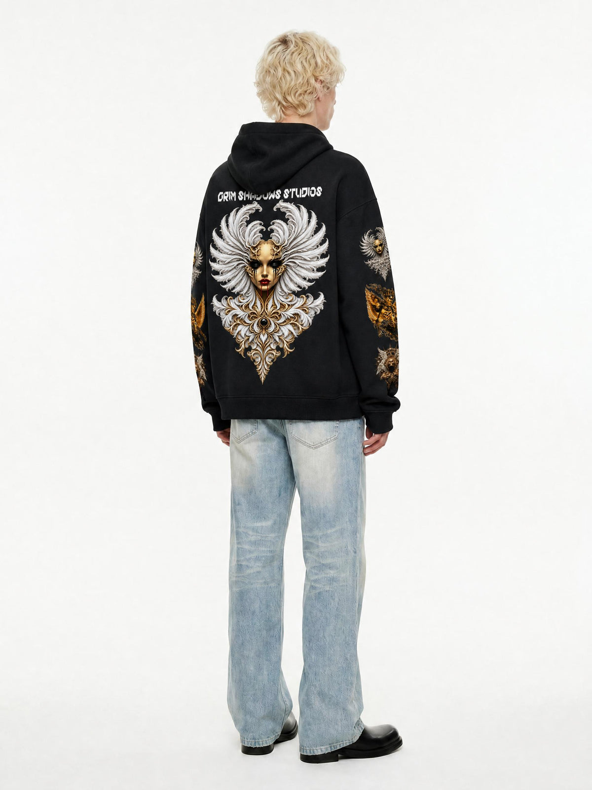 REAPER QUEEN - Oversize Fleeced Hoodie