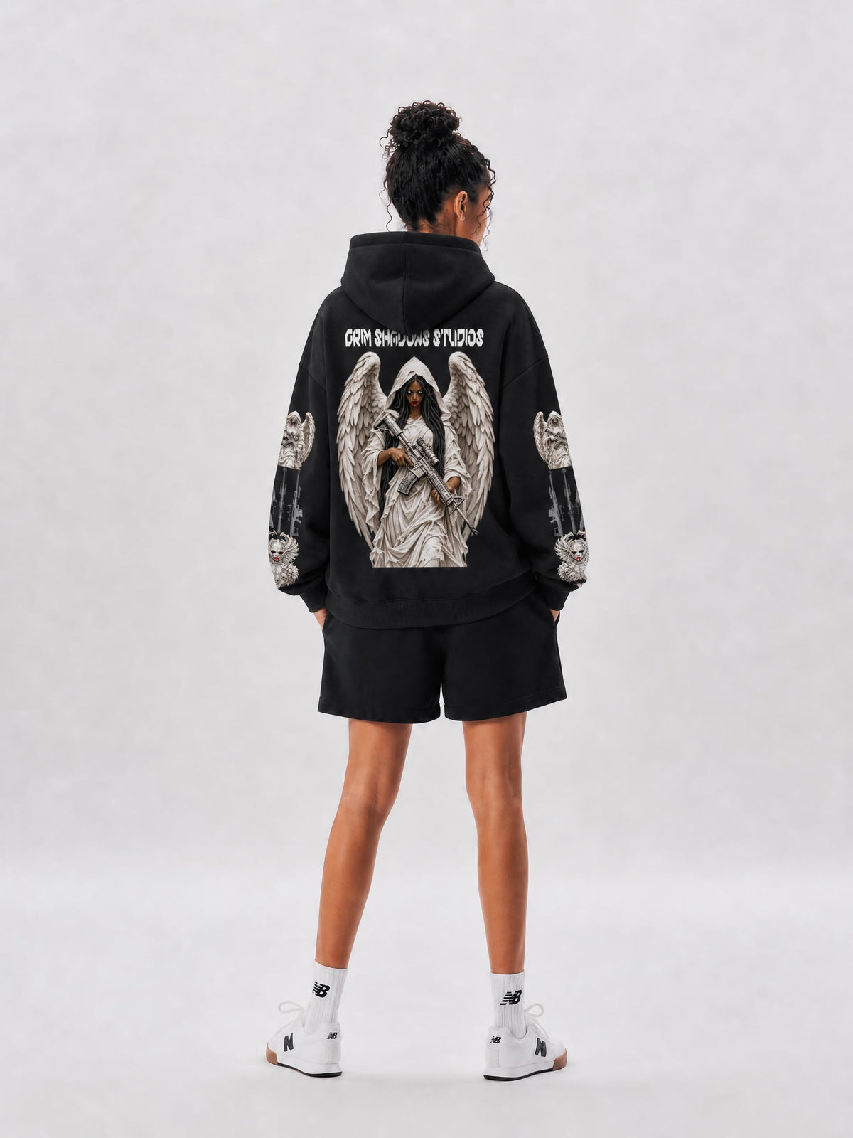 ANGELS WITH AMMO - Oversize Fleeced Hoodie