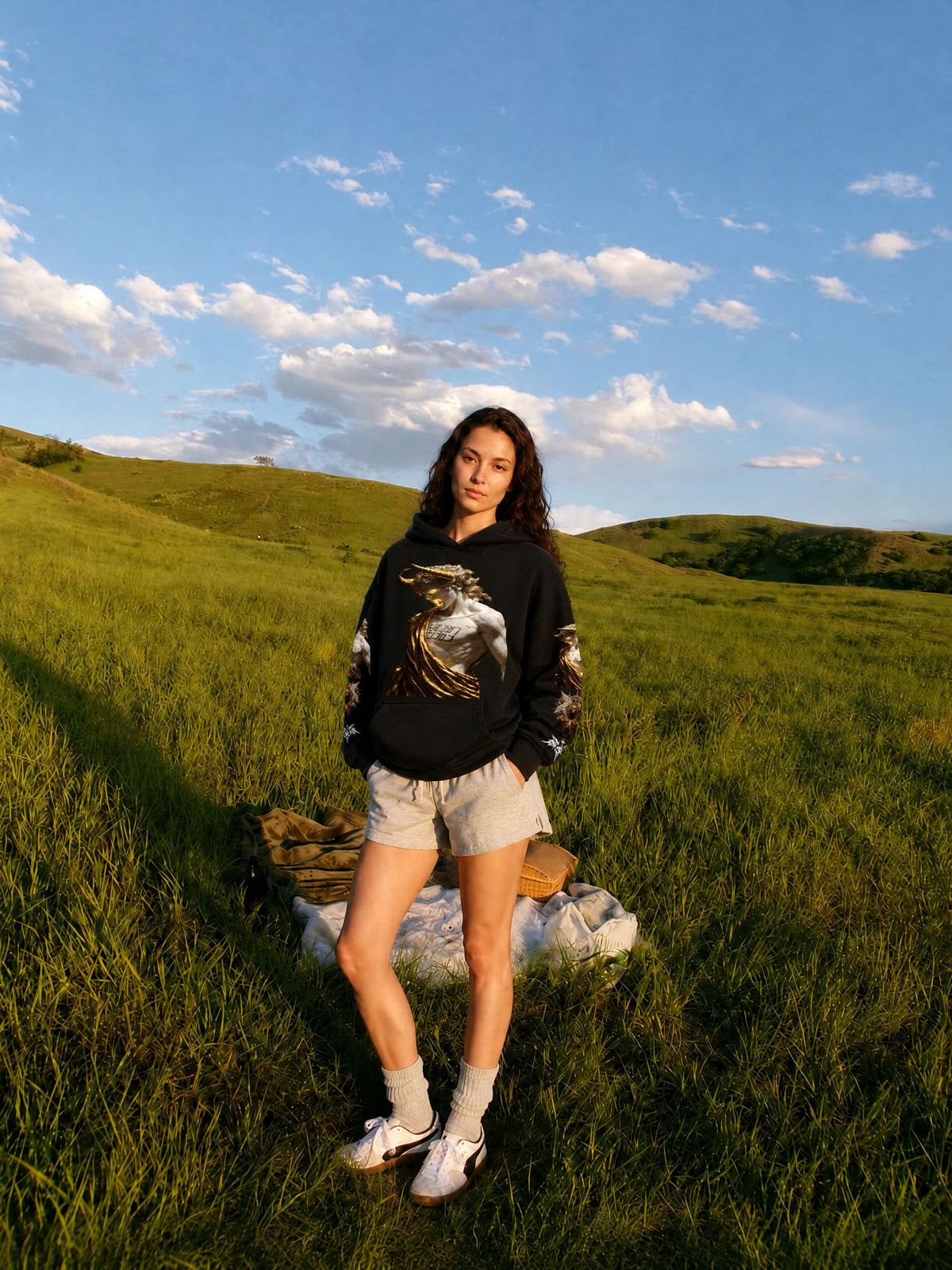 RAGE OF ANGELS - Oversize Fleeced Hoodie