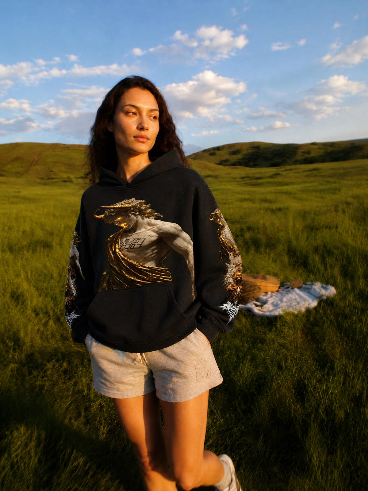 RAGE OF ANGELS - Oversize Fleeced Hoodie