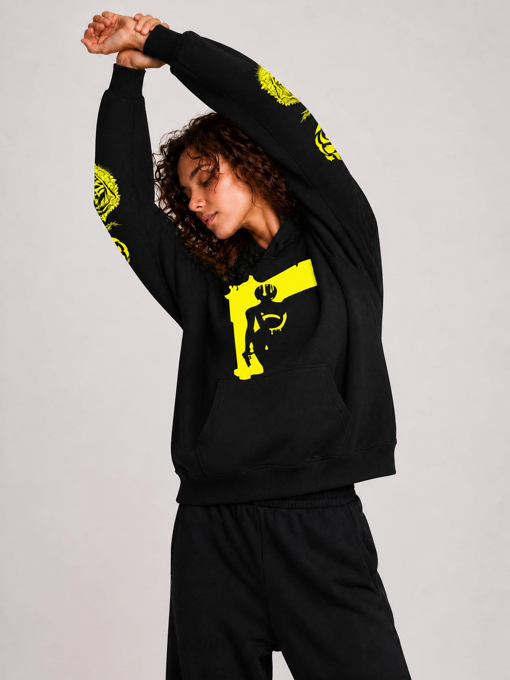 LA GOTHIC NIKITA - Oversize Fleeced Hoodie