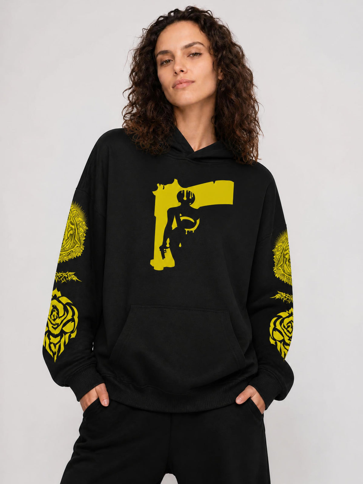 LA GOTHIC NIKITA - Oversize Fleeced Hoodie