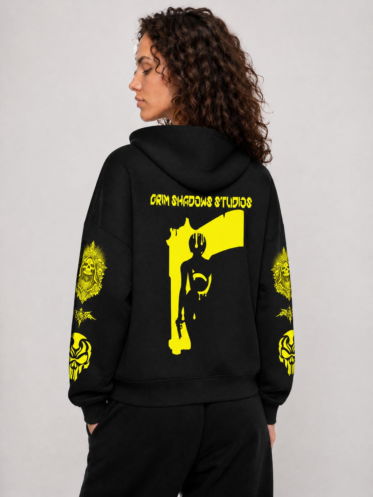 LA GOTHIC NIKITA - Oversize Fleeced Hoodie