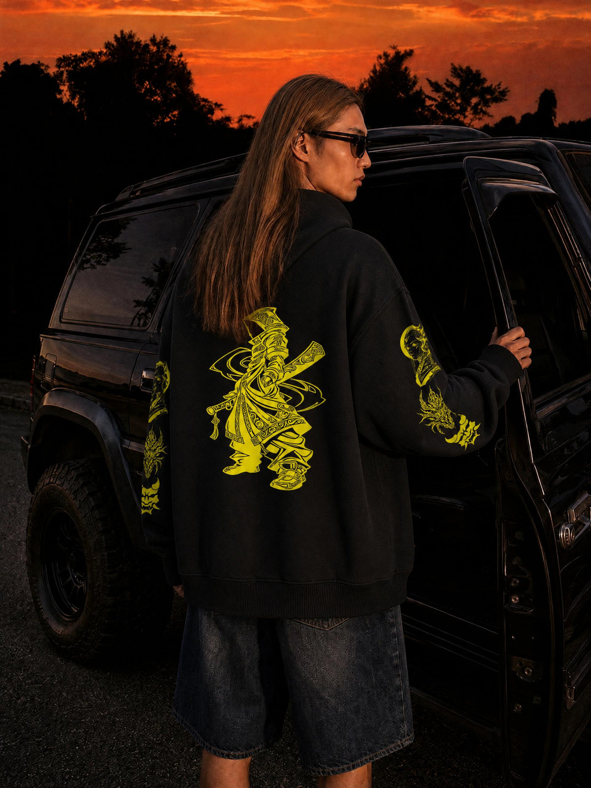 URBAN EAST - Oversize Fleeced Hoodie