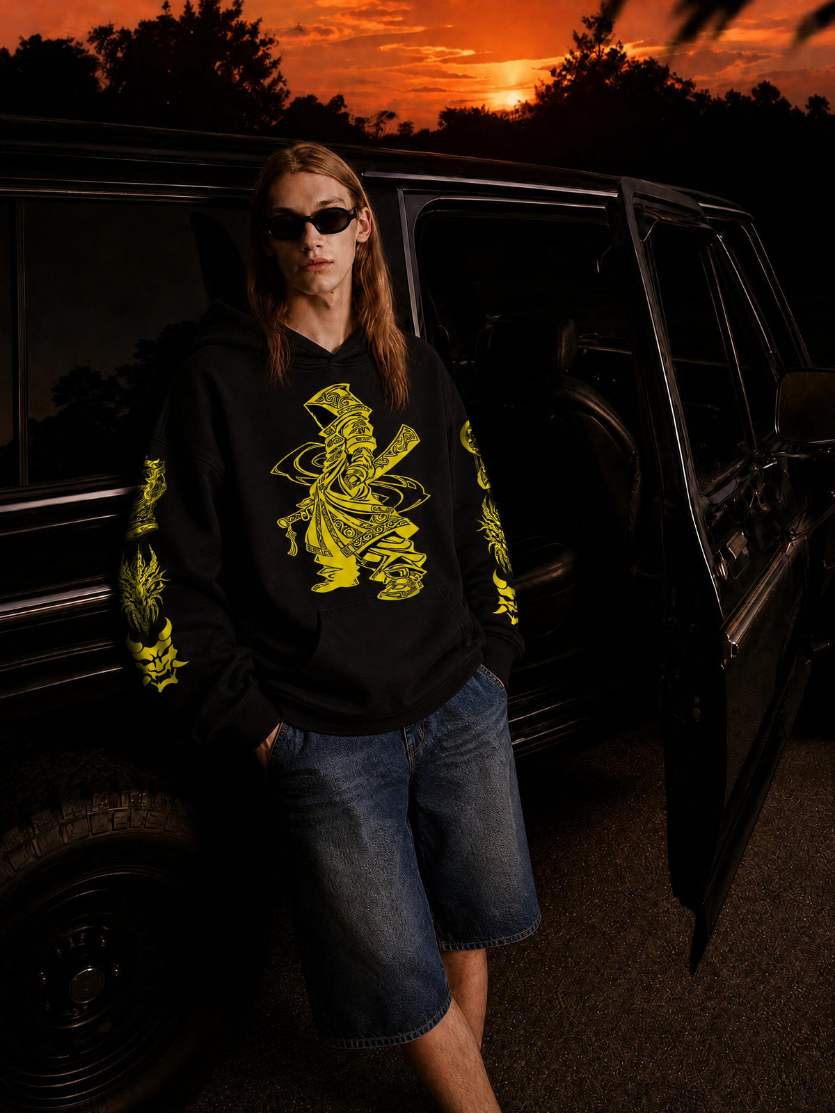 URBAN EAST - Oversize Fleeced Hoodie