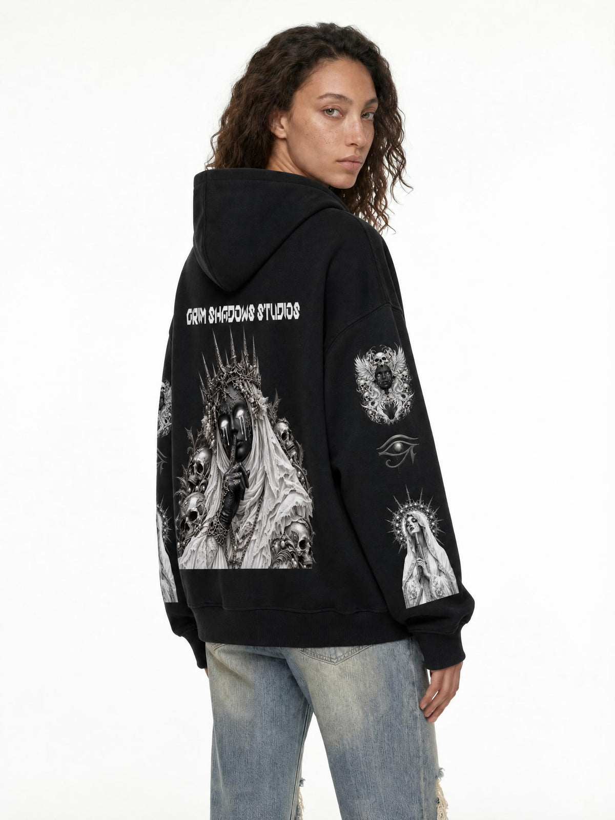 SHADOWS SILENCE - Oversize Fleeced Hoodie
