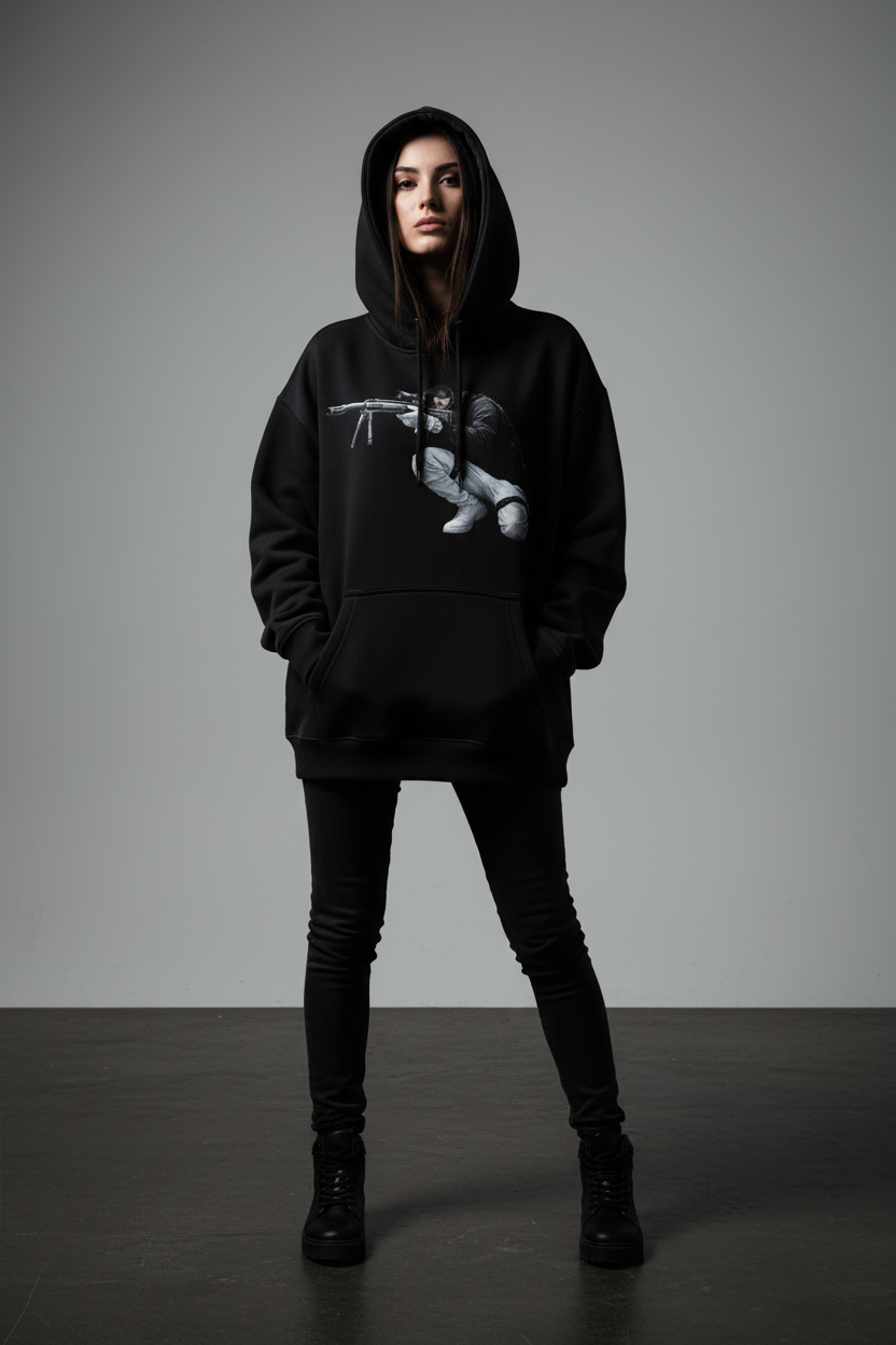 White female model